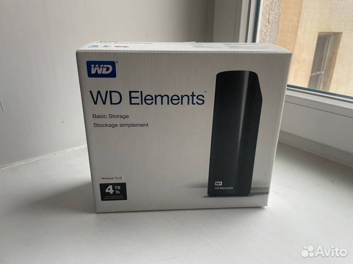 Внешний жесткий диск WD Elements 4TB