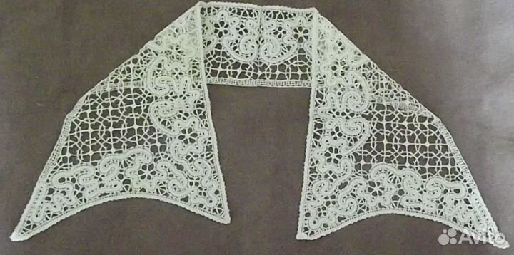 Воротник кружева ручного плетения. 1973г. новый