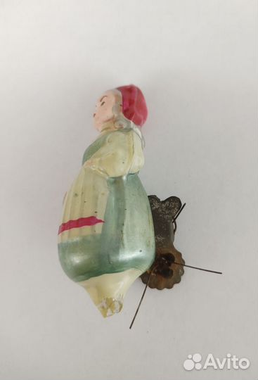 Елочная игрушка Красная шапочка СССР