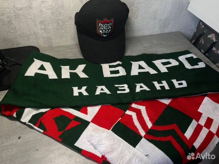 Шарф и бейсболка хк ак Барс