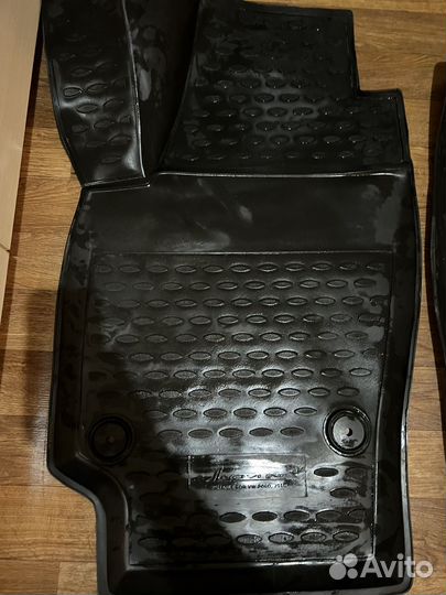 Коврики резиновые зимние wv polo поло седан