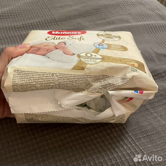 Подгузники Haggies Elite Soft 0+