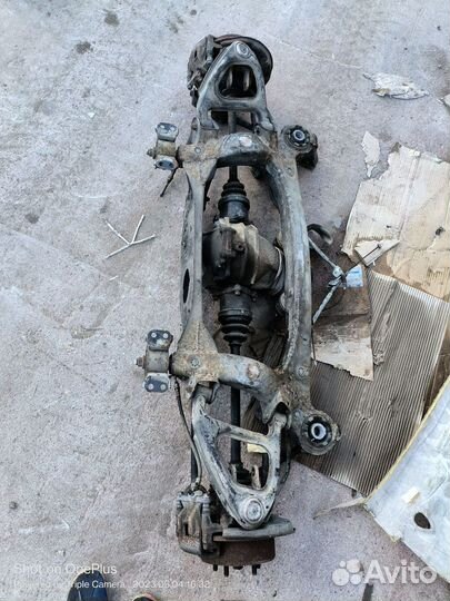 Балка всборе toyota mark 2 gx90