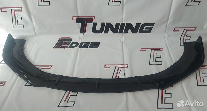 Сплиттер переднего бампера универсальный