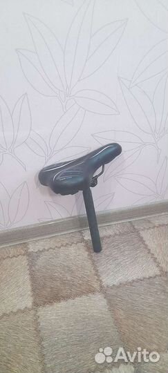 Седушка для велосипеда с трубой