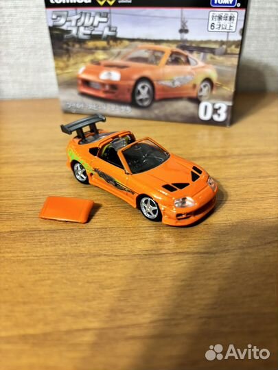 Машинка toyota supra форсаж 1:63