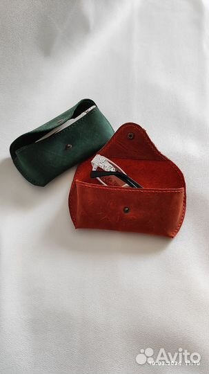 Чехол для очков Ray Ban из натуральной кожи