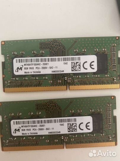 Оперативная память для ноутбука ddr4 8gb
