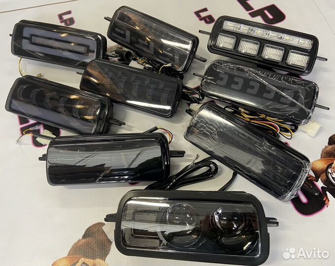 Led надфарники Нива 2121, 21213, 21214, Урбан