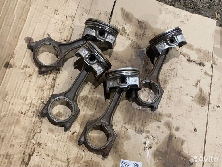 Поршень с шатуном лада гранта Fl