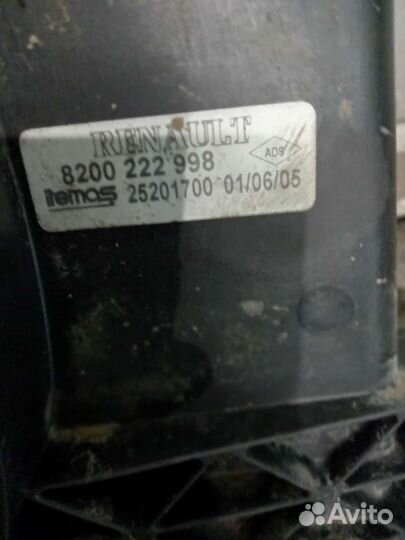 Вентилятор охлаждения радиатора Renault Megan 2