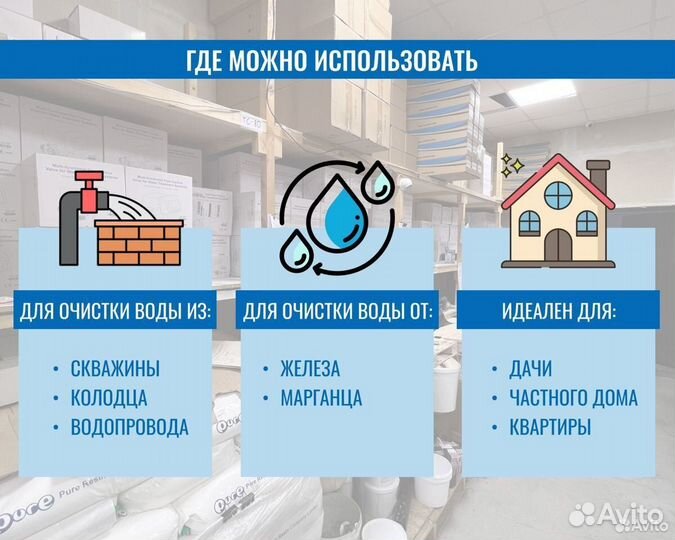 Фильтр для обезжелезивания воды для дома дачи