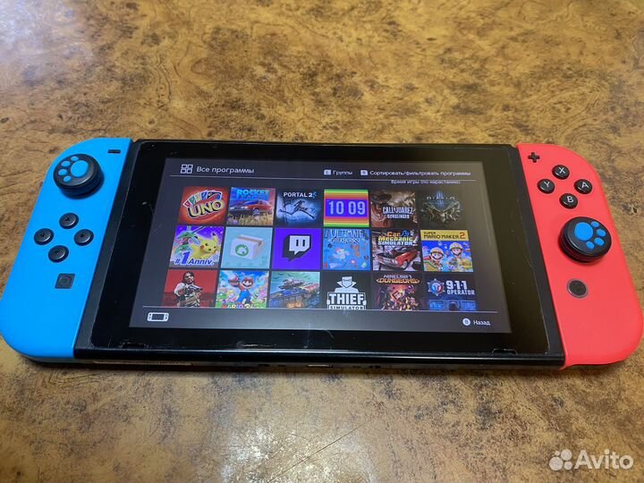 Приставка Nintendo Switch прошита, с играми
