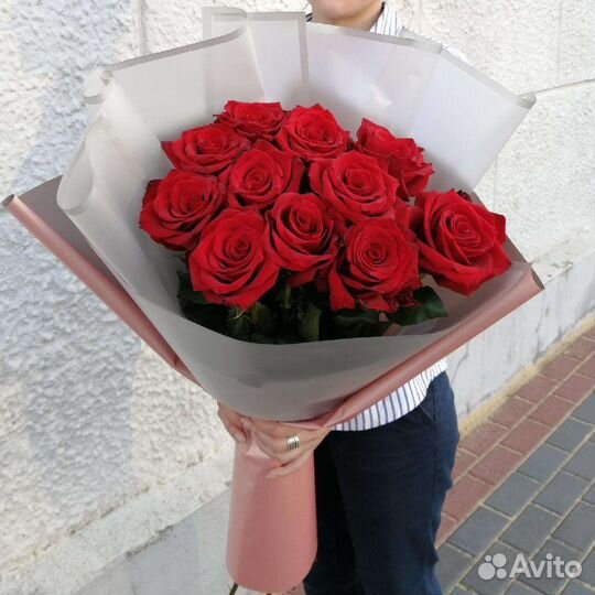 Букет из красных роз