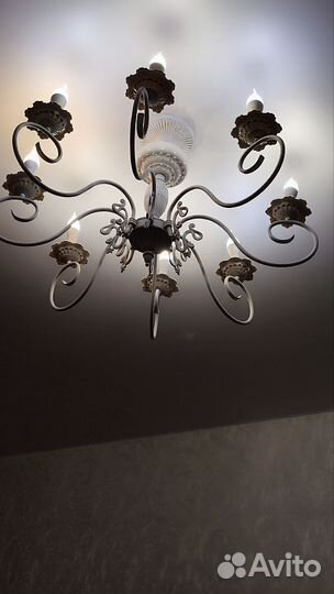 Люстра потолочная подвесная бу