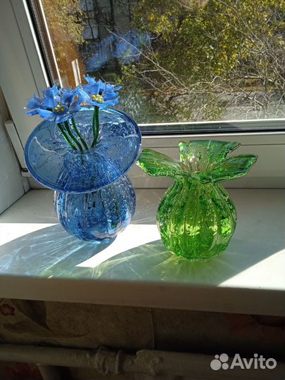 Вазы, изделия из стекла, из хрусталя