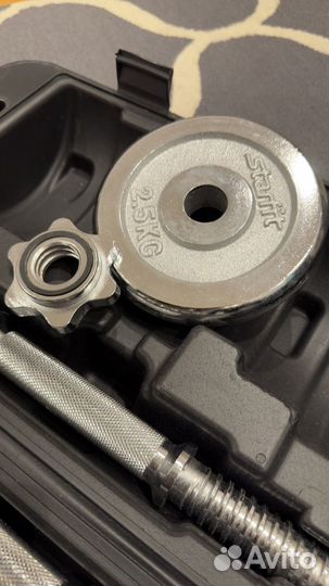 Гантели 2 шт по 10 кг в кейсе