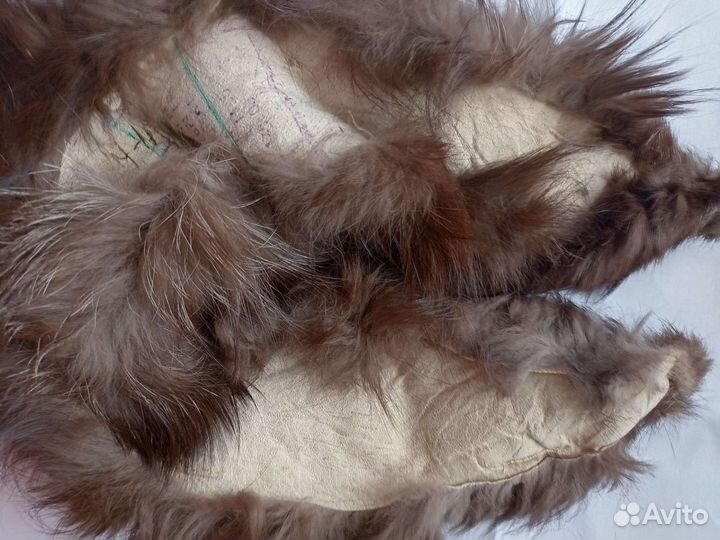 Мех. воротник, шапка