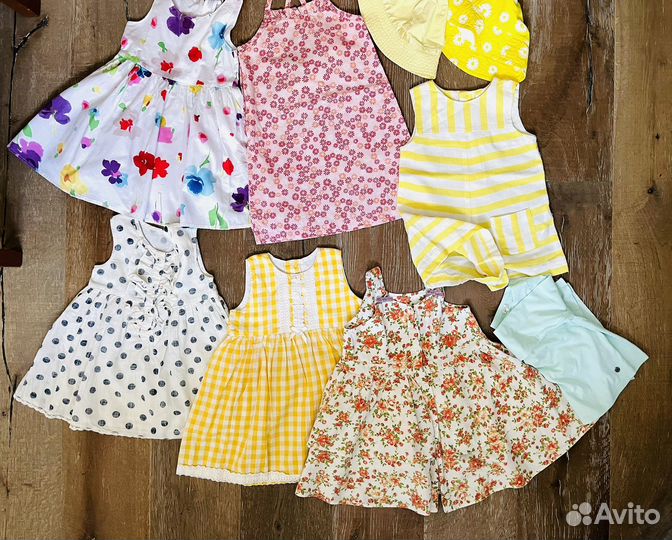 Летняя одежда для девочки 92 см