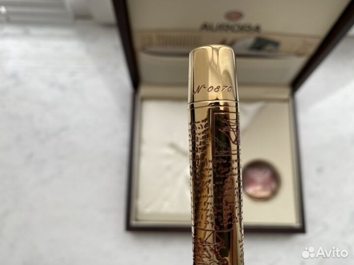 Ручка перьевая Aurora Leonardo da Vinci Bordeaux