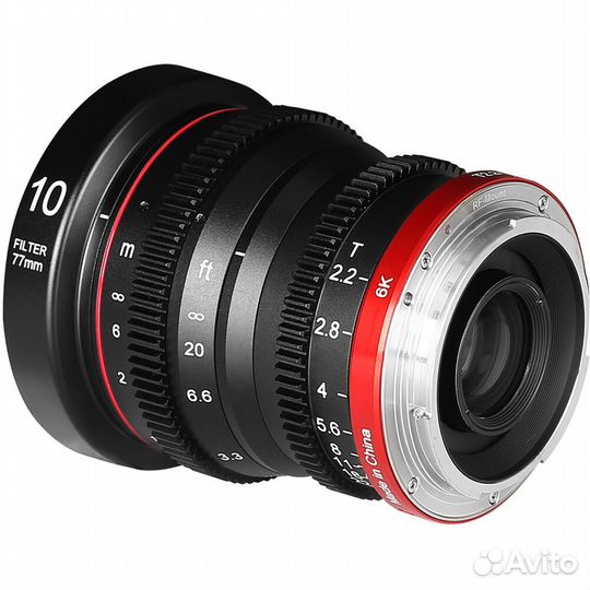 Объектив Meike 10mm T2.2 Cinema Lens Canon RF