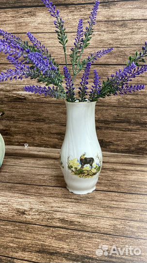 Ваза 19 см. Охота Бернадотт