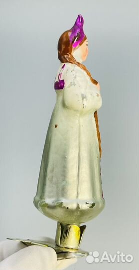 Елочная игрушка на прищепке Аленушка