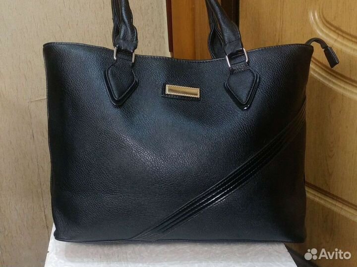 Сумка Xxl эко кожа А4 черная