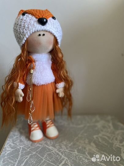 Кукла интерьерная Тильда ручной работы