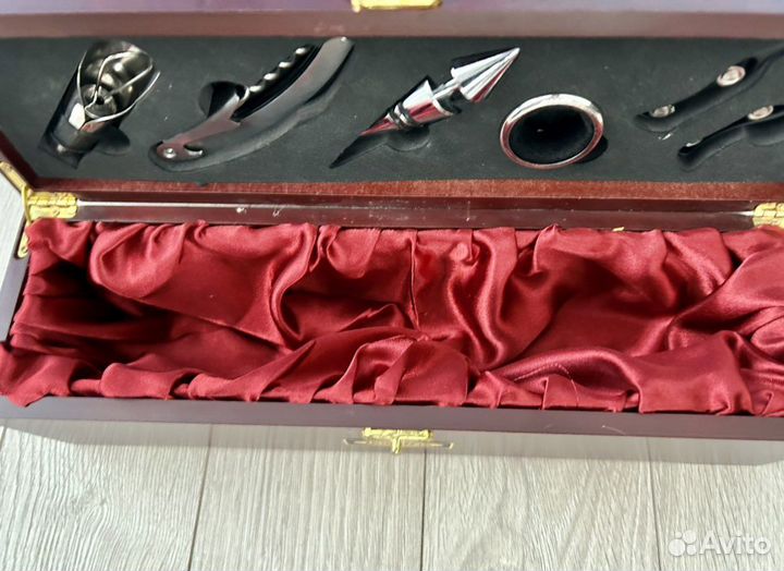 Подарочный деревянный ящик для бутылки