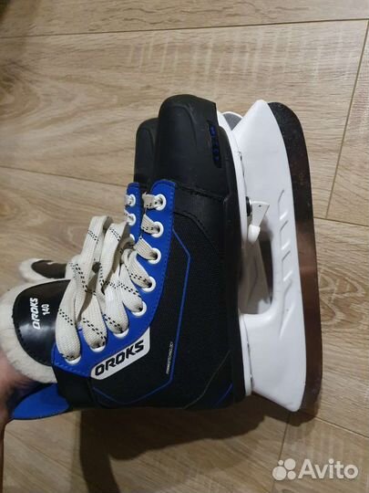 Коньки хоккейные oroks раздвижные 35-38