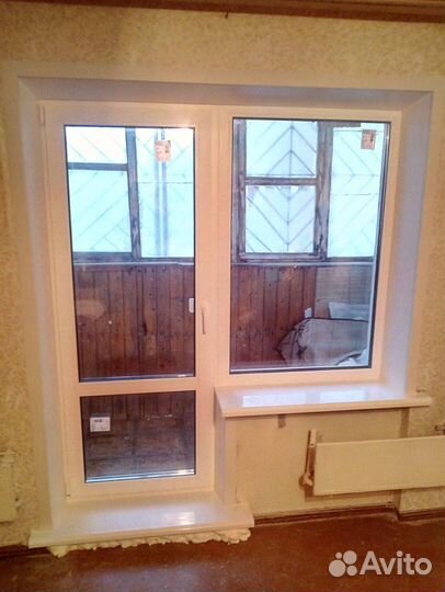 Выход на балкон теплый