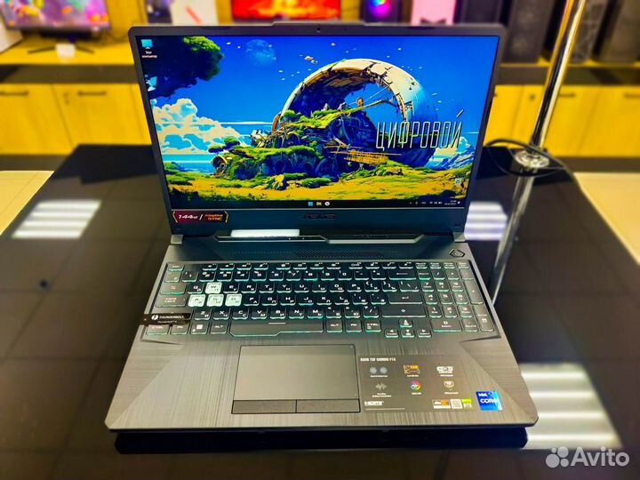 Ноутбук Asus TUF Core i7-11800H RTX 3050 16/512