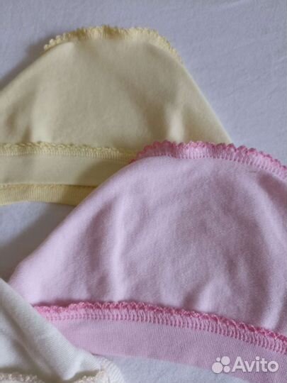 Чепчики для новорождённых