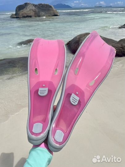 Ласты для плавания 38 39 + маска с трубкой
