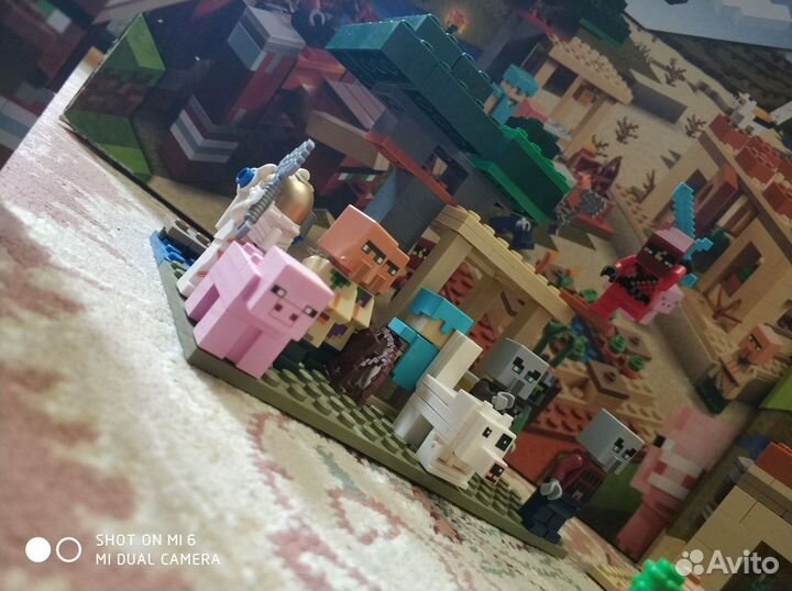 Lego minecraft деревня