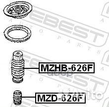 Отбойник переднего амортизатора MZD-626F Febest