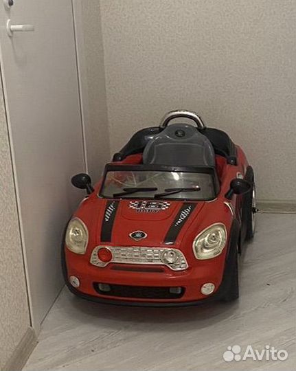 Детская машинка на аккумуляторе бу и мотоцикл