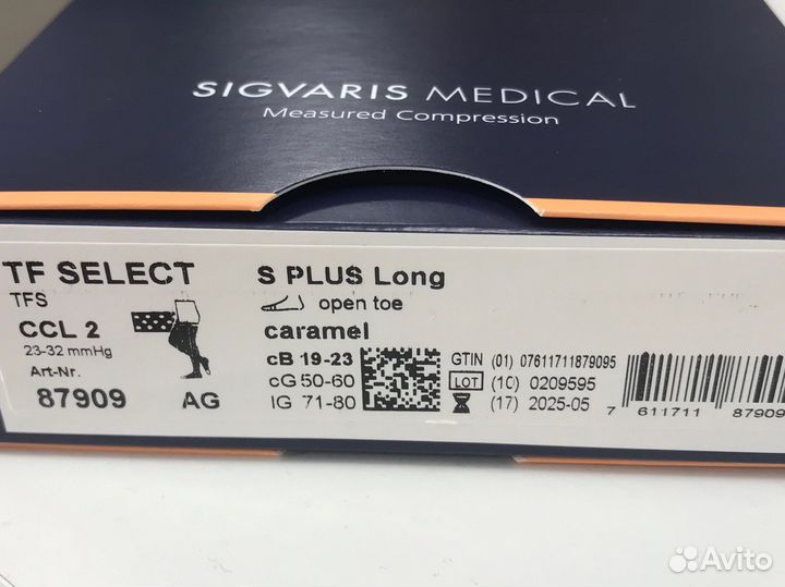 Компрессионные чулки новые sigvaris