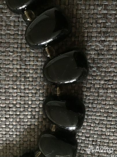 Морион. Колье из мориона