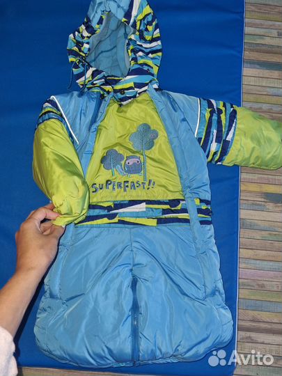 Зимний комбинезон трансформер 62-74