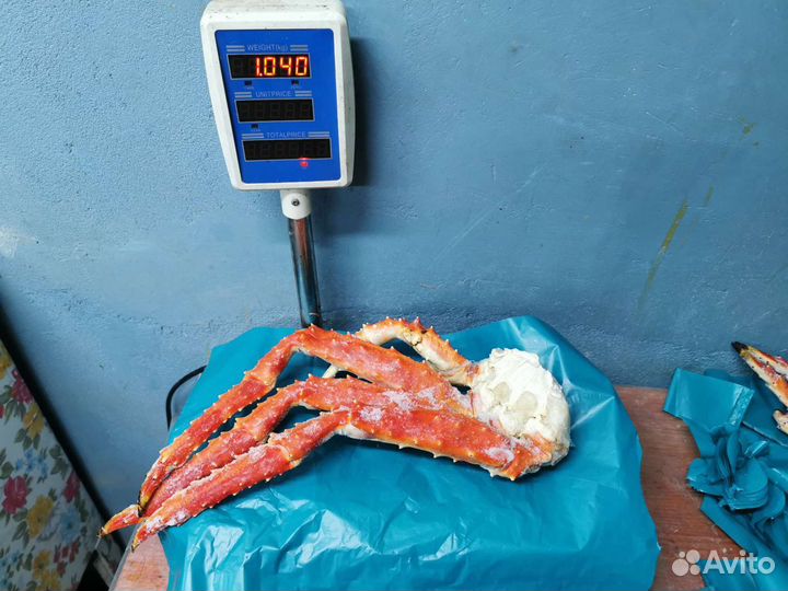 Краб Камчатский Супер Размер, сварен сегодня