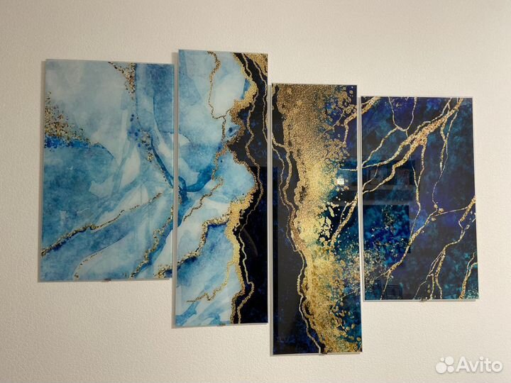 Дизайнерская картина на стекле