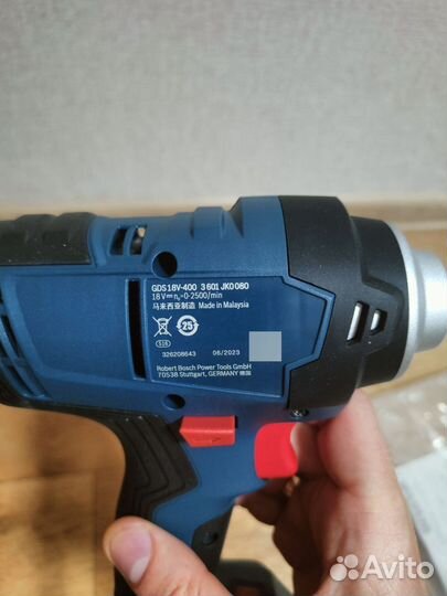 Гайковерт Bosch GDS 18V-400