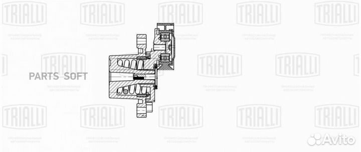 Trialli CM 5306 Ролик привод. ремня для а/м Kia So