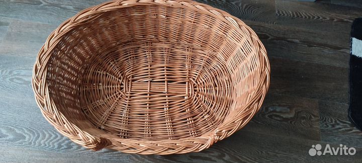 Корзина плетеная большая для животных