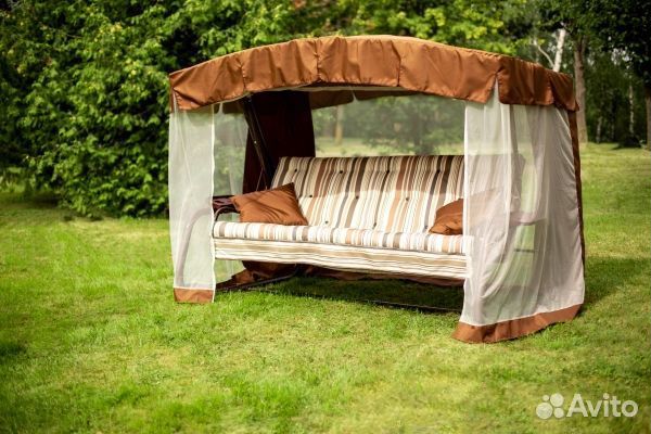 Садовые качели 4-местные Olsa Саванна, до 320 кг