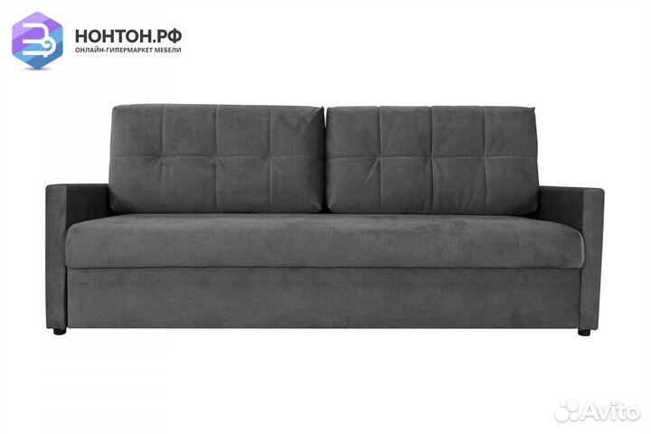 Диван еврокнижка Норд темно-серый