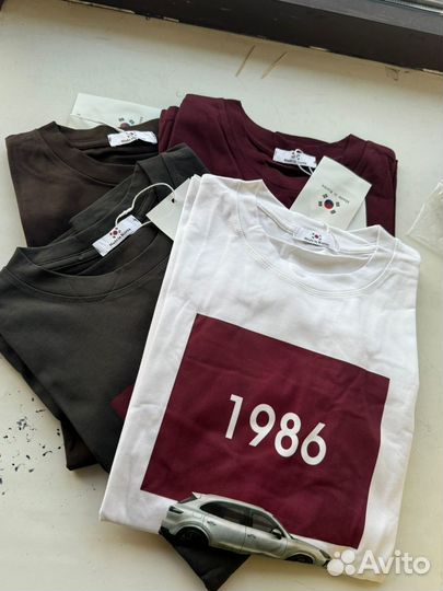 Футболка made in korea плотный хлопок