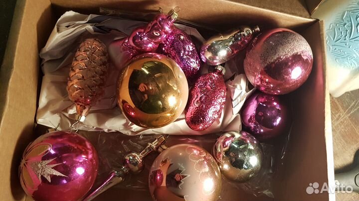 Елочные игрушки СССР советские